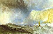J.M.W. Turner Shipwreck off Hastings. oil painting artist